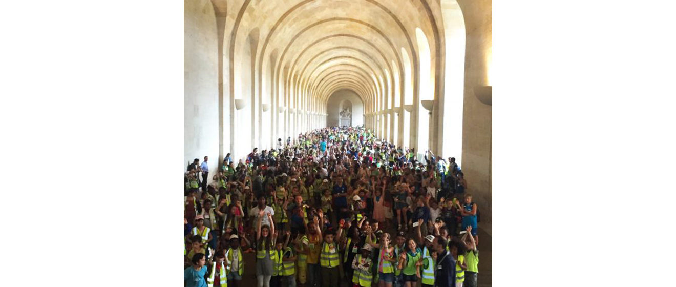 6000 enfants bénéficiaires d'une Journée de Vacances à Versailles en 2016