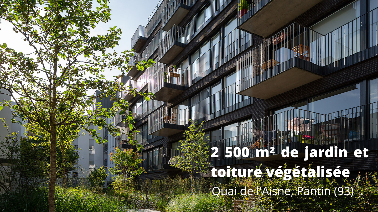 http://Jardin%20et%20toiture%20végétalisée%20de%20la%20résidence%20Quai%20de%20l'Aisne%20à%20Pantin